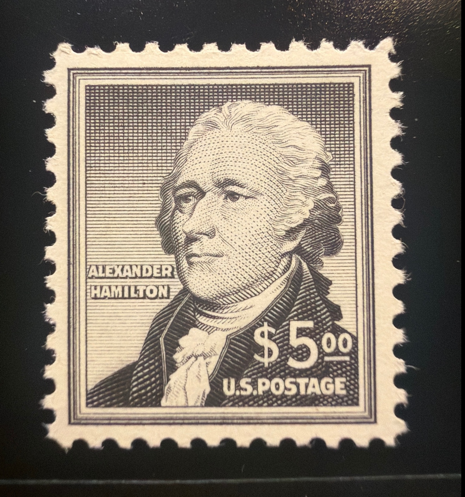 1956 US $5 Alexander Hamilton Scott #1053 MNH VF/EF Liberty Series